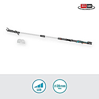 Gardena Power for All 18V Drevesne škarje (18 V, 1 baterija, Maksimalna debelina vej: 28 mm, Dolžina: 255,7 cm)