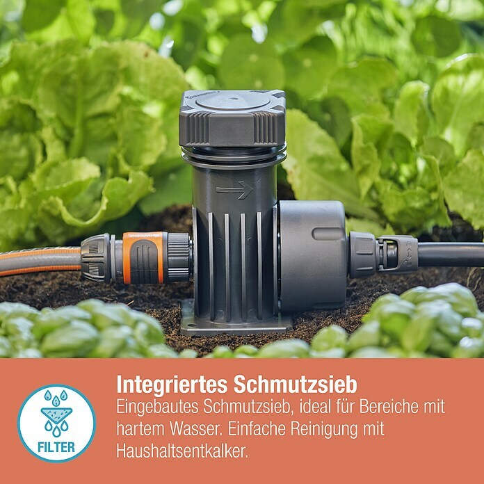 Gardena Micro-Drip Basisgerät 2000 (1 Stk., Max. Wasserdurchfluss: 2.000 l/h) | BAUHAUS