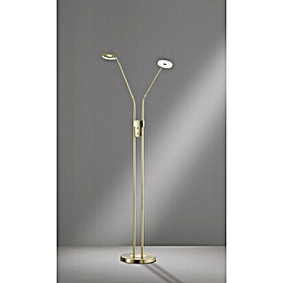 Fischer & Honsel Dent LED-Stehleuchte (12 W, Höhe: 150 cm, Messing, Mehrfarbig, 2 Stk.)