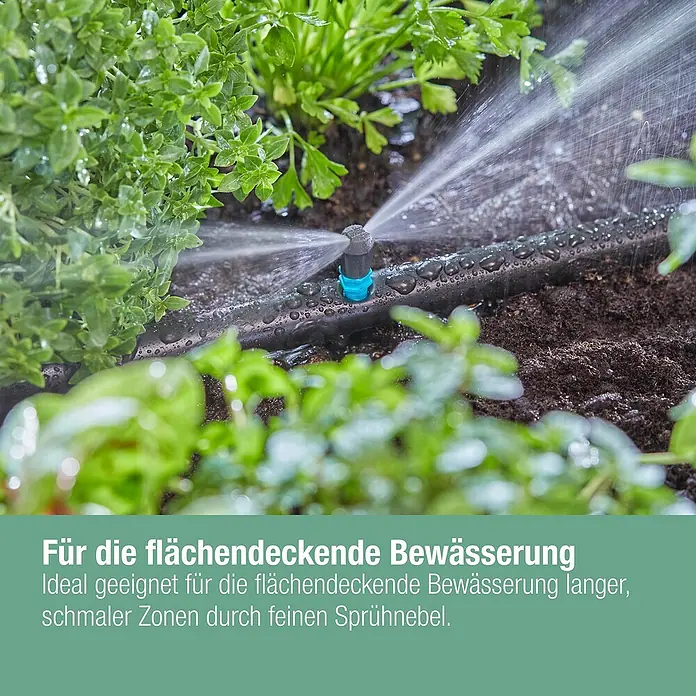 Gardena Micro-Drip Streifendüse - 5 Stk., Wurfweite: 5,5 m - Bewässerungssystem für Pflanzen.