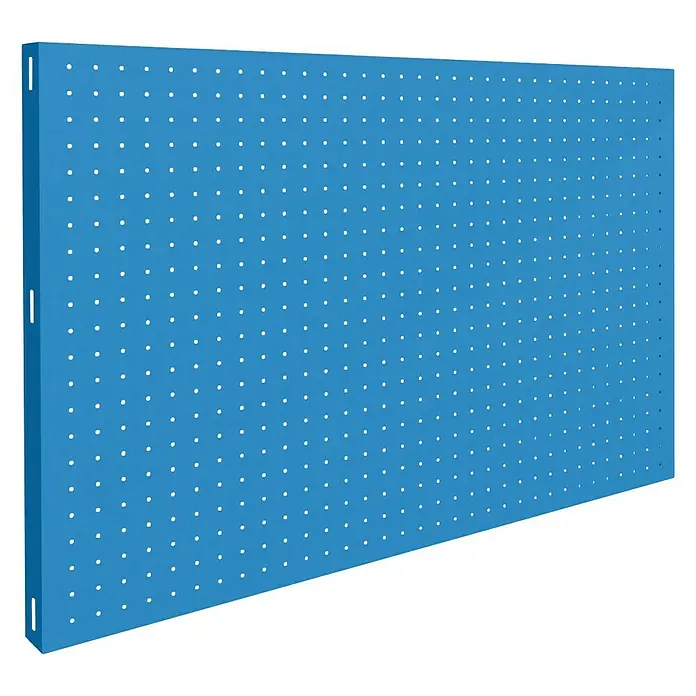 Simonrack Panelclick Lochwand - Blau, 60 x 90 cm - Blaue Lochplatte mit gleichmäßig angeordneten Löchern zur Werkzeugorganisation und Wandmontage.