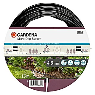 Gardena Micro-Drip Tropfrohr (Geeignet für: Randbewässerung, Anwendungsbereich: Außen, Länge: 15 m)