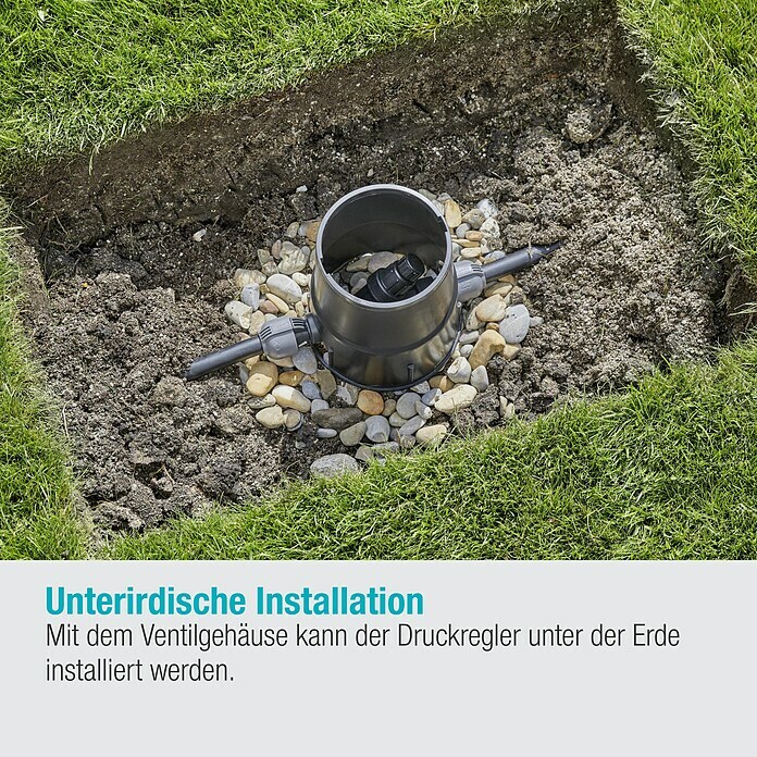 Gardena Sprinklersystem Druckminderer (1″) | BAUHAUS