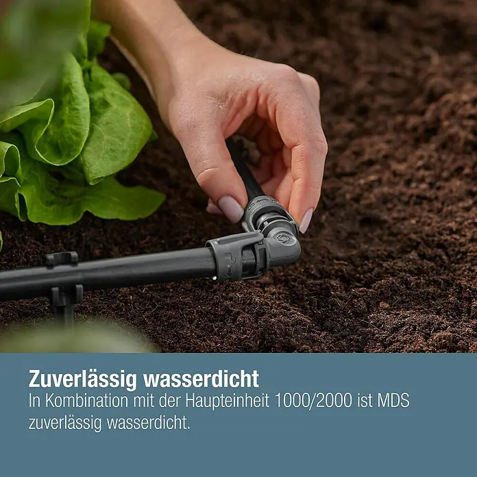 Gardena Micro-Drip L-Stück - 1/2" x 13 mm, 2 Stk. - Zuverlässige Bewässerung mit dem MDS-System.