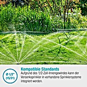 Gardena Sprinklersystem Turbinenversenkregner MD40 (Max. Regnerfläche: 40 m², Rasenbewässerung) | BAUHAUS