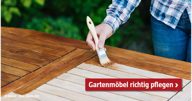 Gartenmöbel pflegen