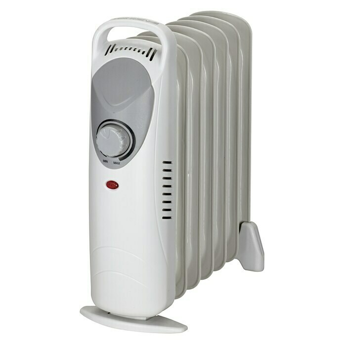 Voltomat HEATING Ölradiator Mini800 W, Weiß, 32 x 14 x 38 cm Front View