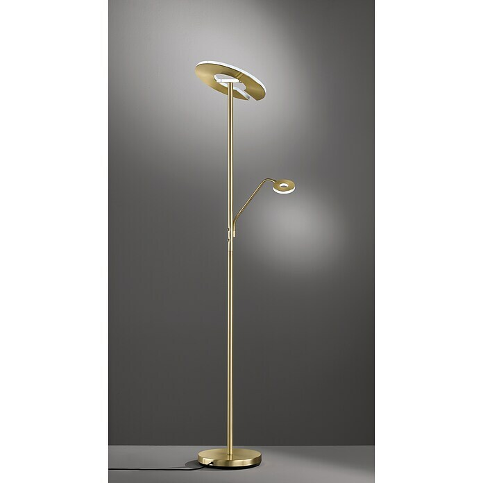 Fischer & Honsel Dent LED-Stehleuchte (45 W, Höhe: 180 cm, Messing, Mehrfarbig, 2 Stk.) | BAUHAUS