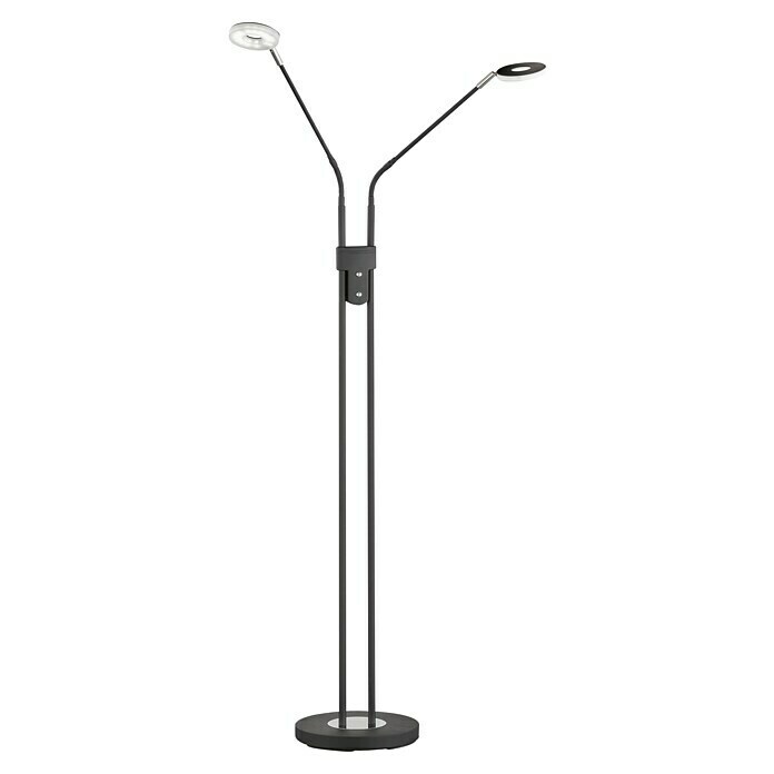 Fischer & Honsel Dent LED-Stehleuchte (12 W, Höhe: 150 cm, Sandschwarz, Mehrfarbig, 2 Stk.) | BAUHAUS