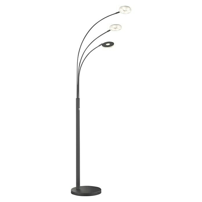 Fischer & Honsel Dent LED-Stehleuchte (22,5 W, Höhe: 185 cm, Sandschwarz, Mehrfarbig, 3 Stk.) | BAUHAUS