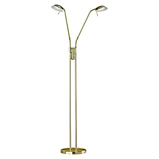 Fischer & Honsel Pool LED-Stehleuchte (10 W, Höhe: 160 cm, Messing, Mehrfarbig)