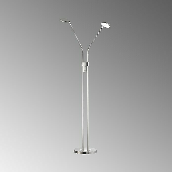 FHL easy Luna LED-Stehleuchte (12 W, Höhe: 150 cm, Nickel, Mehrfarbig, 2 Stk.) | BAUHAUS