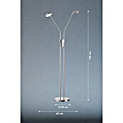 FHL easy Luna LED-Stehleuchte (12 W, Höhe: 150 cm, Nickel, Mehrfarbig, 2 Stk.) | BAUHAUS