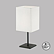 FHL easy Tischleuchte Lela (25 W, L x B x H: 13 x 13 x 30 cm, Sandschwarz, Weiß, E14) | BAUHAUS