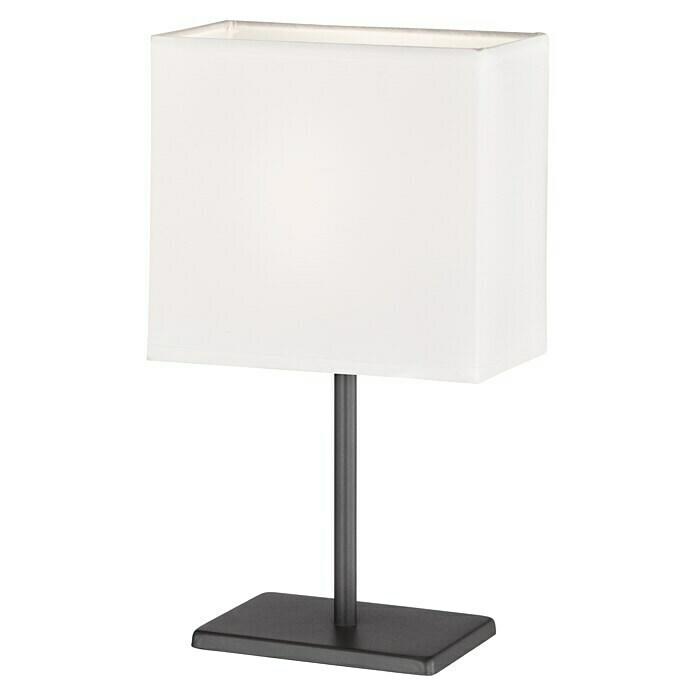 FHL easy Tischleuchte Kate (25 W, L x B x H: 17 x 10 x 30 cm, Sandschwarz/Weiß, Weiß, E14)