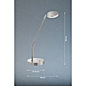 FHL easy Luna LED-Tischleuchte (6 W, L x B x H: 16 x 16 x 60 cm, Nickelfarben, Mehrfarbig) | BAUHAUS