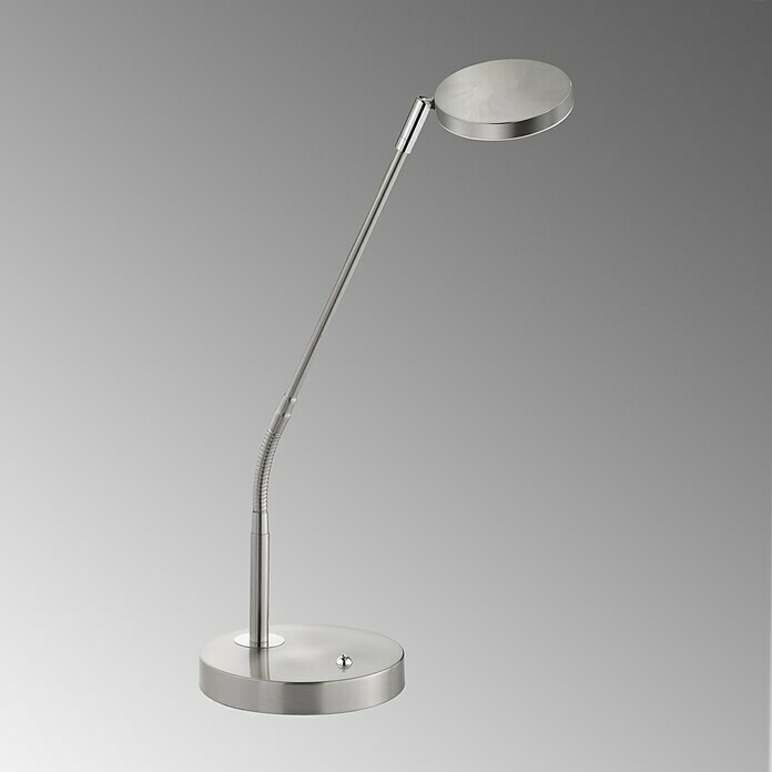 FHL easy Luna LED-Tischleuchte (6 W, L x B x H: 16 x 16 x 60 cm, Nickelfarben, Mehrfarbig) | BAUHAUS