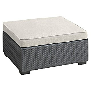 Allibert Lounge-Hocker Salta (L x B x H: 71 x 71 x 30 cm, Anthrazit)