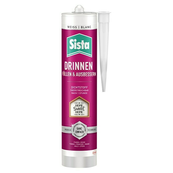 Sista Acryl-Dichtmasse Drinnen (Weiß, 280 ml) | BAUHAUS