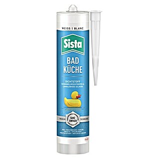 Sista Silikon Bad & Küche (Weiß, 280 ml)