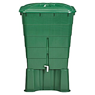 Garantia Basic Line Tonel para lluvia con base (300 l, Verde, 2 ud.)