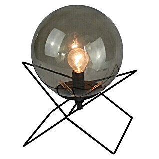 Tween Light Lámpara de sobremesa redonda Via (40 W, Ø x Al: 200 mm x 27,5 cm, Humo, E14)
