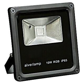 Alverlamp Proyector LED LPRO10RGB (Negro, IP65, 10 W)