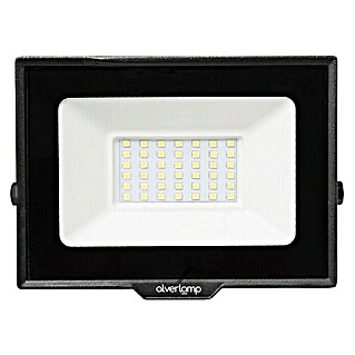Alverlamp Proyector LED LQ (30 W, L x An x Al: 3,2 x 14,7 x 12,7 cm, Negro, Blanco neutro)