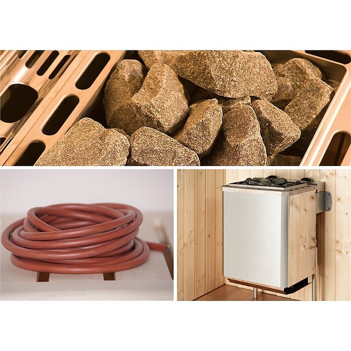 Weka Saunaofen (5,4 kW, Mit integrierter Steuerung, Raumheizvermögen: 5 - 8 m³)