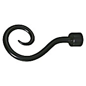 Expo Ambiente Krajnji element Hook  (Crne boje, Prikladno za: Šipke za zavjese Ø 20 mm) | BAUHAUS