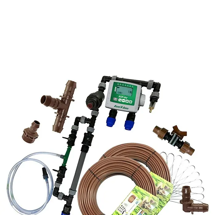 SunElements Gewächshaus-Bewässerung Profi-Set für 2 Zonen