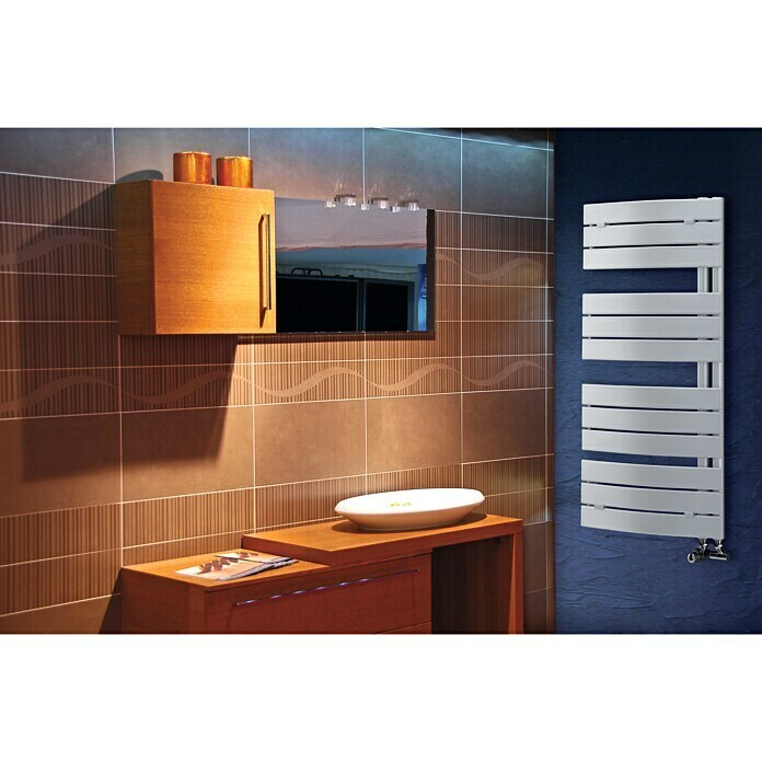 Sanotechnik Kopalniški radiator Salzburg  (Š x V: 55 x 108 cm, Bele barve) | 4111 - Badheizkörper | DCEB - Heizkörper | DCE - Heizung | DC - Sanitärinstallation | D - Sanitär | BAUHAUS
