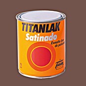 Titan Titanlak Esmalte de poliuretano (Marrón, 750 ml, Satinado)