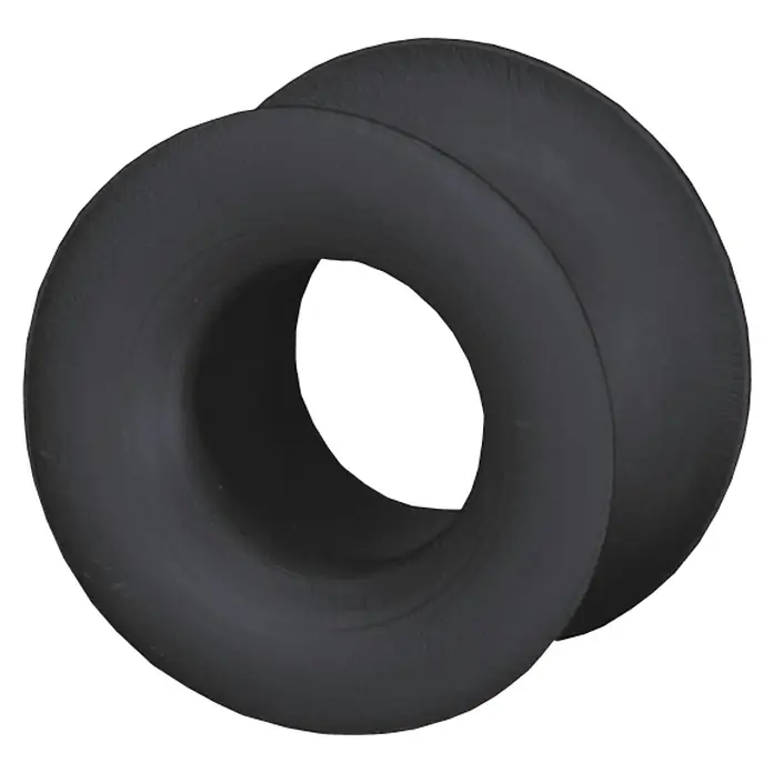 ETI Neozed-Passeinsatz VD02 - 9 Stk. - Schwarzer Silikon-Tunnel-Ohrplug. Ideal für gedehnte Ohrlöcher, bietet Komfort und Stil.