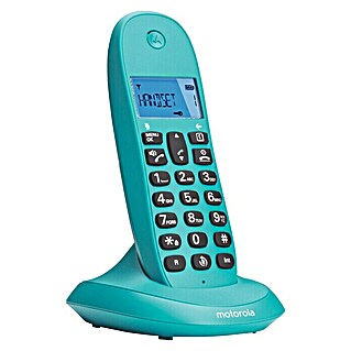 Motorola Teléfono inalámbrico 1001 (Rellamada, Verde)