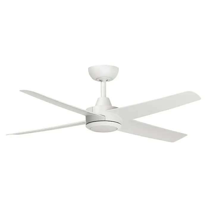 Arte confort Ventilador de techo Tirana - Blanco, 122 cm, 35 W, Blanco cálido - Ventilador de techo blanco con cuatro aspas, ideal para un diseño de habitación elegante y funcional. Asegura una circulación de aire agradable.