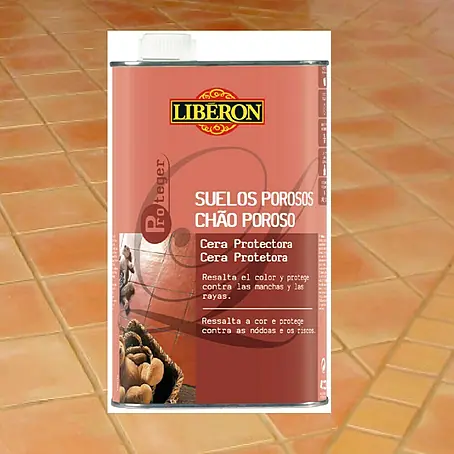 Libéron  Cera de acabado nutritiva para suelos porosos