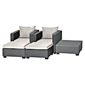 Allibert Loungemöbel-Set Salta (5 -tlg., Anthrazit) | BAUHAUS