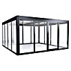 SunElements Gewächshaus SunGarden Energy 4.4 (Außenmaß inkl. Dachüberstand (B x T): 443 x 443 cm, Anthrazit-Metallic, Materialspezifizierung Dach: Acrylglas mit Photovoltaikmodulen) | BAUHAUS