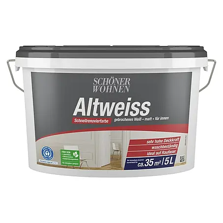 SCHÖNER WOHNEN-Farbe  Wandfarbe Altweiß