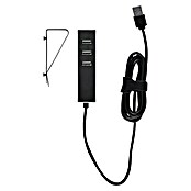 Simon Adaptador USB con fijación (Negro, Clavija USB A) | BAUHAUS
