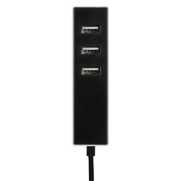 Simon Adaptador USB con fijación (Negro, Clavija USB A) | BAUHAUS