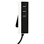 Simon Adaptador USB con fijación (Negro, Clavija USB A) | BAUHAUS