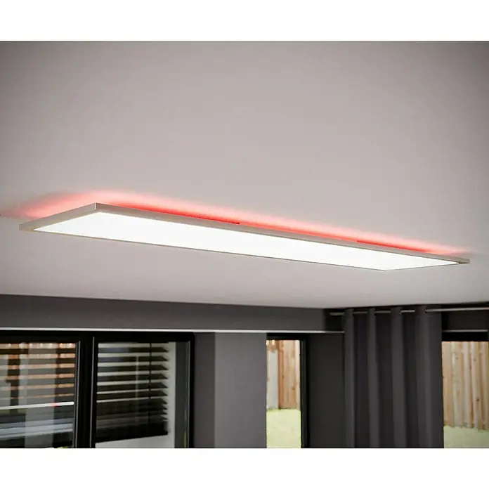 Tween Light LED-Panel RC-CCT-DIM-RGB-Backlight - 36 W, L x B x H: 120 x 30 x 5 cm, Weiß, RGBW - Die LED-Deckenleuchte mit ihrem schlichten, modernen Design sorgt für eine angenehme und moderne Beleuchtung des Raumes.