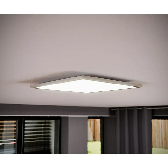 Ledvance Smart+ LED-Panel Planon PlusL x B x H: 45 x 45 x 5,6 cm, Weiß, RGBW - Deckenleuchte mit quadratischem Design. Die LED-Leuchte sorgt für eine helle und gleichmäßige Ausleuchtung des Raumes und ist energiesparend.