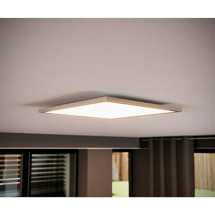 Ledvance Smart+ LED-Panel Planon PlusL x B x H: 45 x 45 x 5,6 cm, Weiß, RGBW - Moderne LED-Deckenleuchte mit quadratischem Design. Das Lichtpanel sorgt für eine helle und gleichmäßige Ausleuchtung des Raumes.