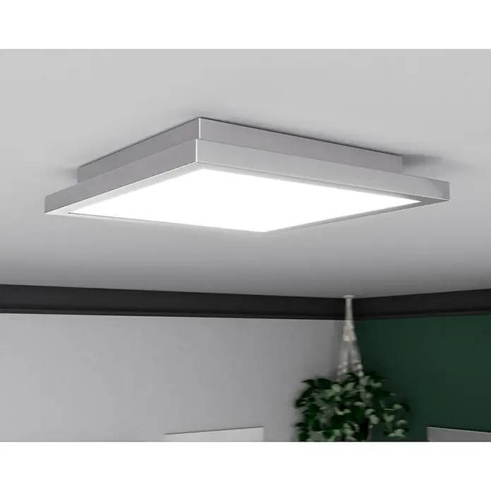 Lavida LED-Panel IP44 - 16 W, L x B x H: 30 x 30 x 6 cm, Weiß, Mehrfarbig - Moderne quadratische LED-Deckenleuchte mit minimalistischem Design, ideal für Wohn- und Bürobereiche. Helle, energieeffiziente Beleuchtung.