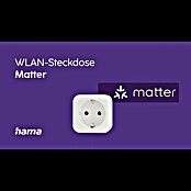 Hama Smart-Steckdose WLAN Matter (Innen, Weiß, 3.680 W) | BAUHAUS