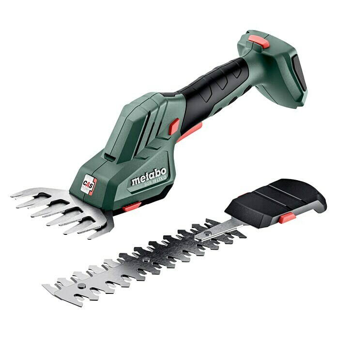 Metabo CAS 18V Podadora de batería SGS 18 LTX Q (18 V, Iones de litio, Sin batería, Anchura de la hoja: 13 cm) | BAUHAUS