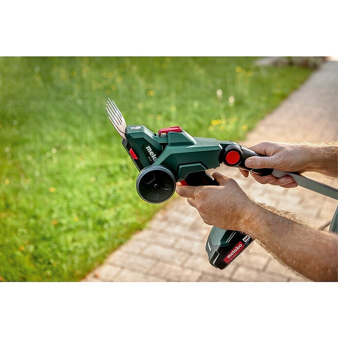 Metabo CAS 18V Podadora de batería SGS 18 LTX Q (18 V, Iones de litio, Sin batería, Anchura de la hoja: 13 cm) | BAUHAUS